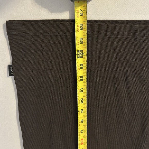 Hugo Boss Brown Pullover Long Sleeve Sweater Men's Size S - Regular Fit 1/4 Snap - Picture 10 of 11